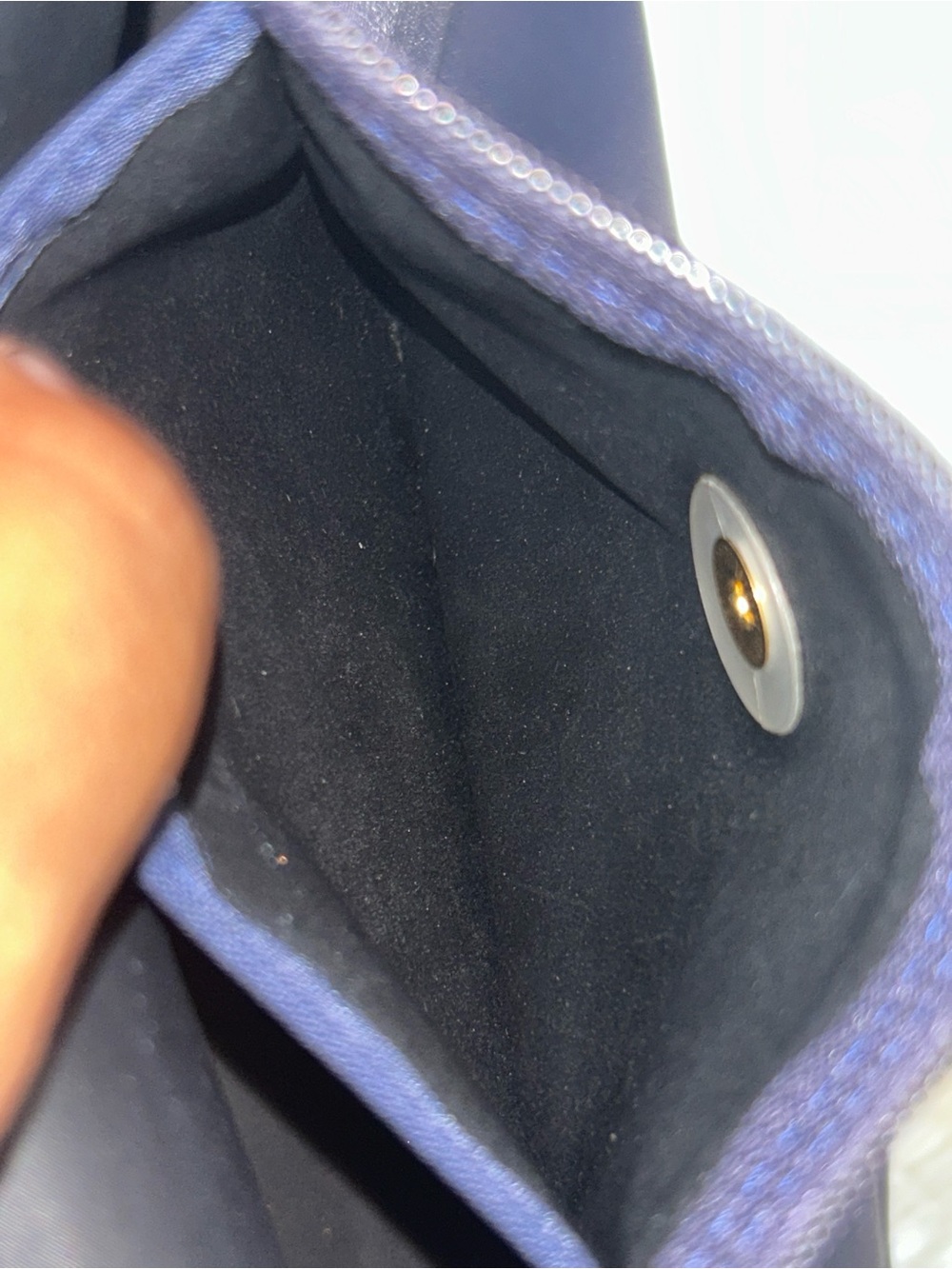 Longchamp Le Pliage Small Navy Tote Bag - Picture 9 of 14